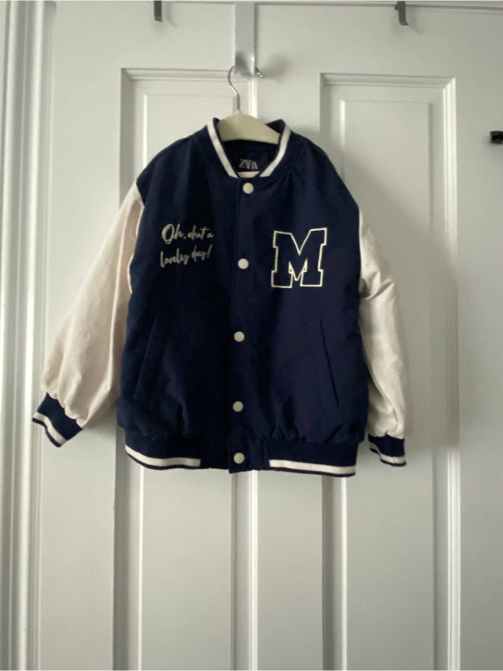 ZARA toddler Disney Mickey Varsity Jacket
